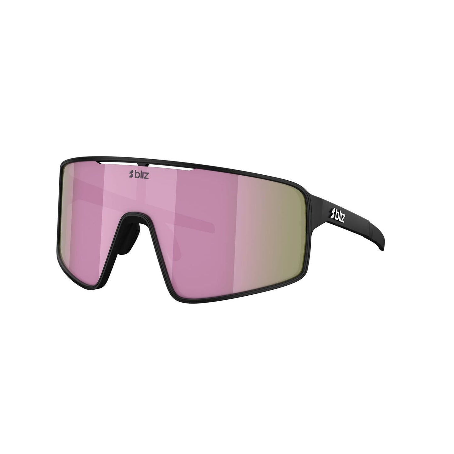 Lunettes BLIZ P001 S Noir Matt Ecran Marron Rose Multicolore