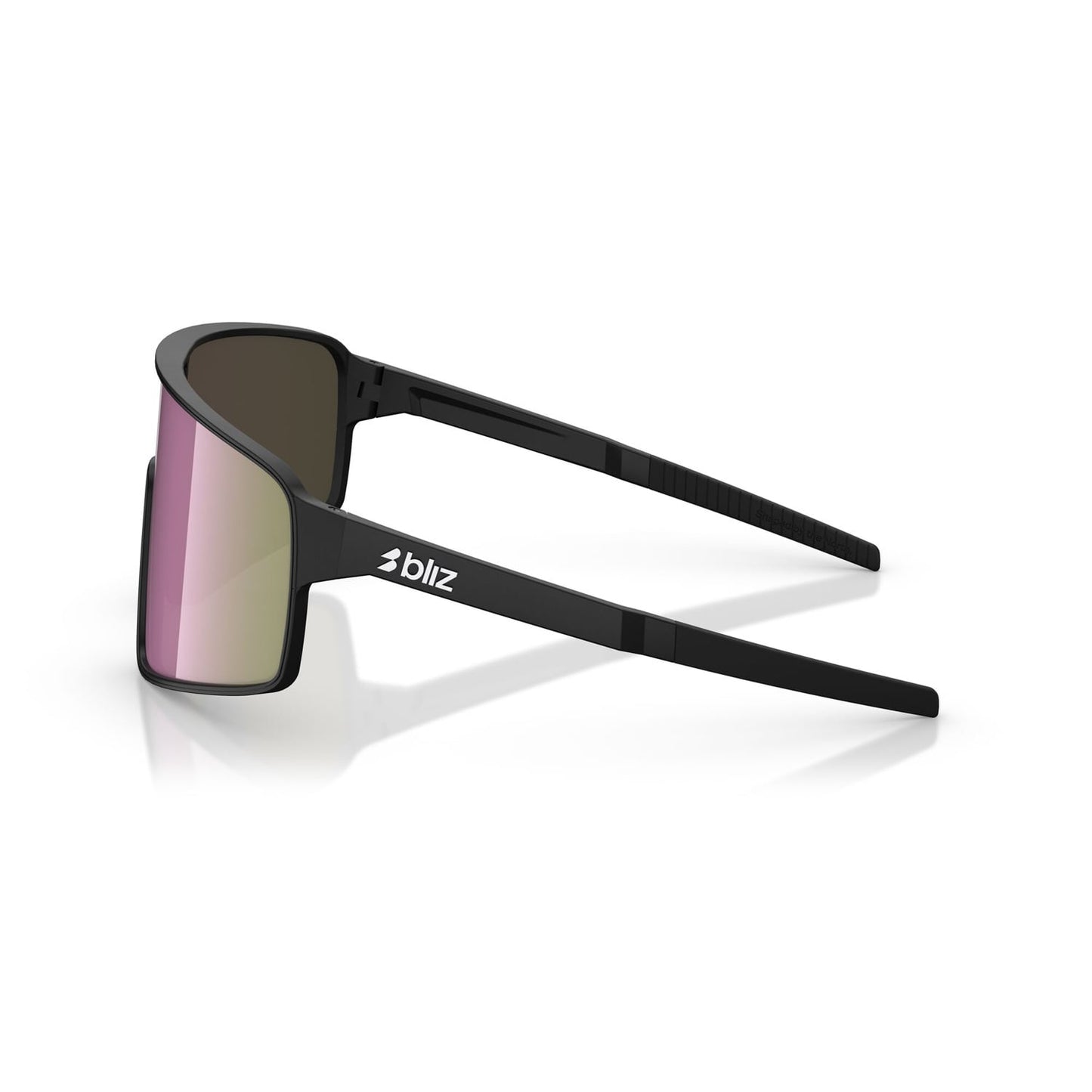 Lunettes BLIZ P001 S Noir Matt Ecran Marron Rose Multicolore