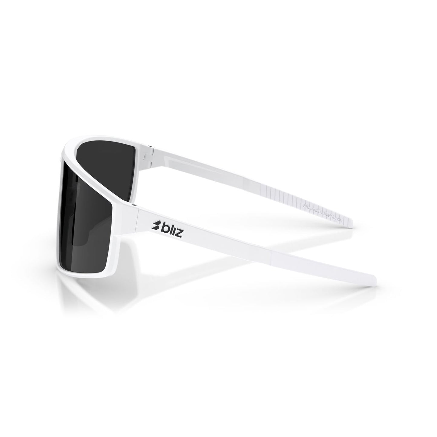 Lunettes BLIZ P002 S Blanc Matt Ecran Gris Fumé