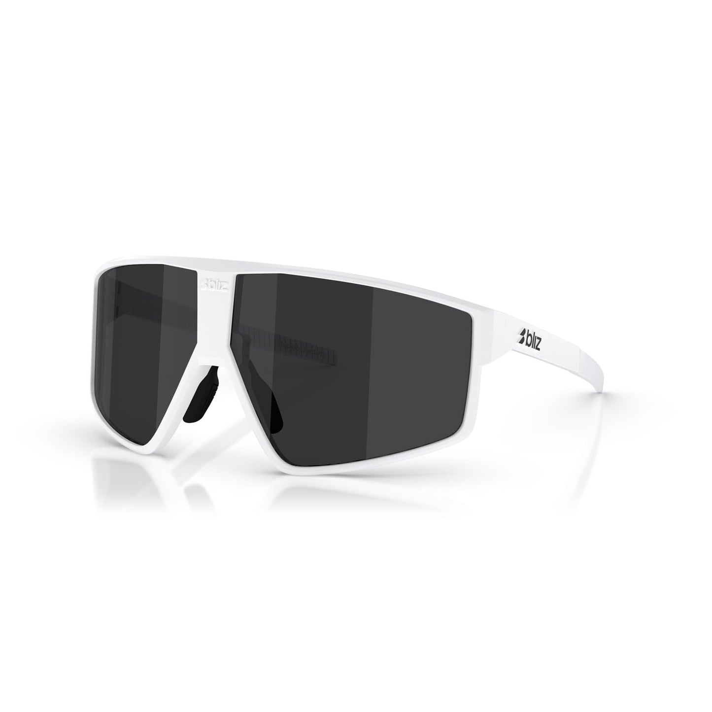 Lunettes BLIZ P002 S Blanc Matt Ecran Gris Fumé