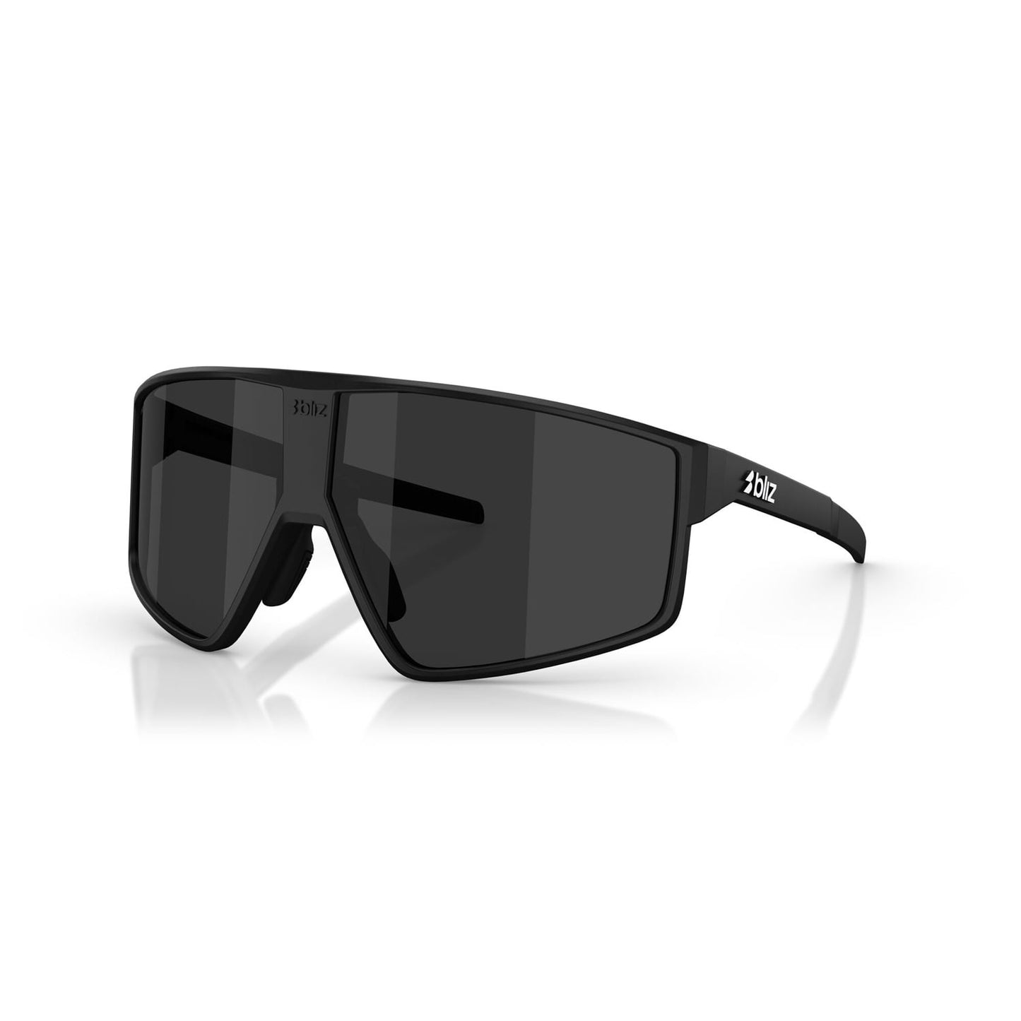 Lunettes BLIZ P002 S Noir Matt Ecran Gris Fumé