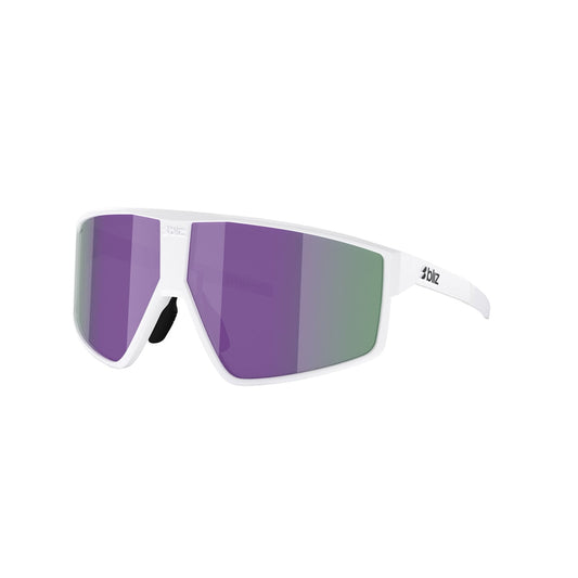 Lunettes BLIZ P002 S Blanc Matt Ecran Marron Violet Muliticolore