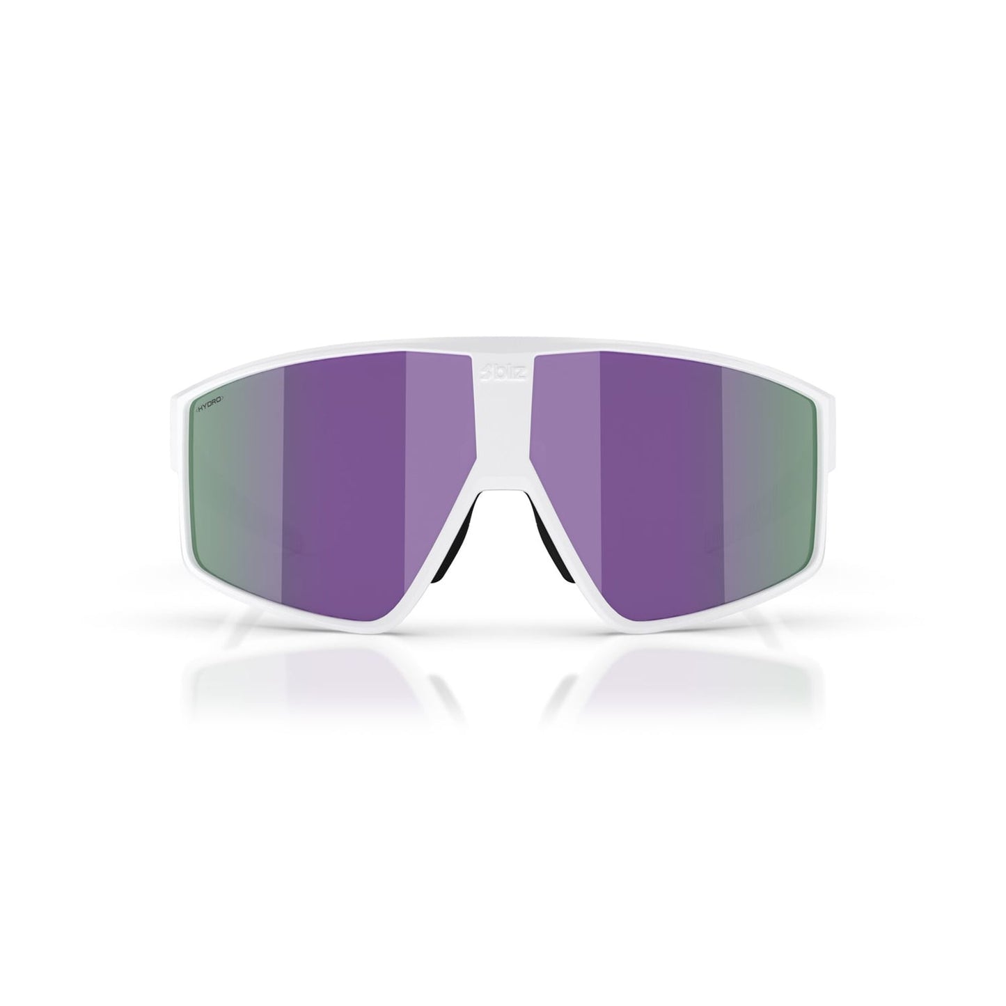 Lunettes BLIZ P002 S Blanc Matt Ecran Marron Violet Muliticolore