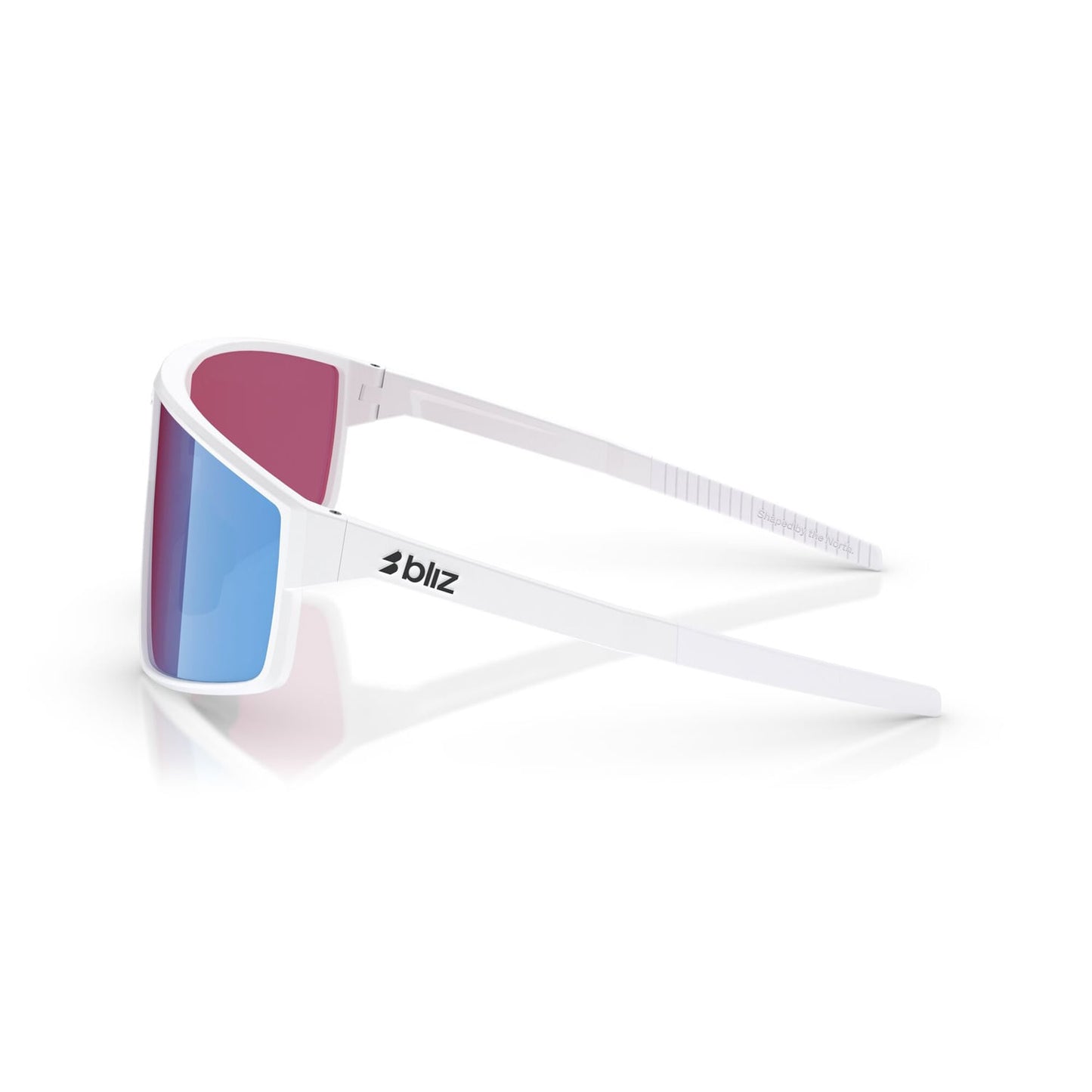 Lunettes BLIZ P002 Blanc Ecran Rose Violet Bleu Iridium