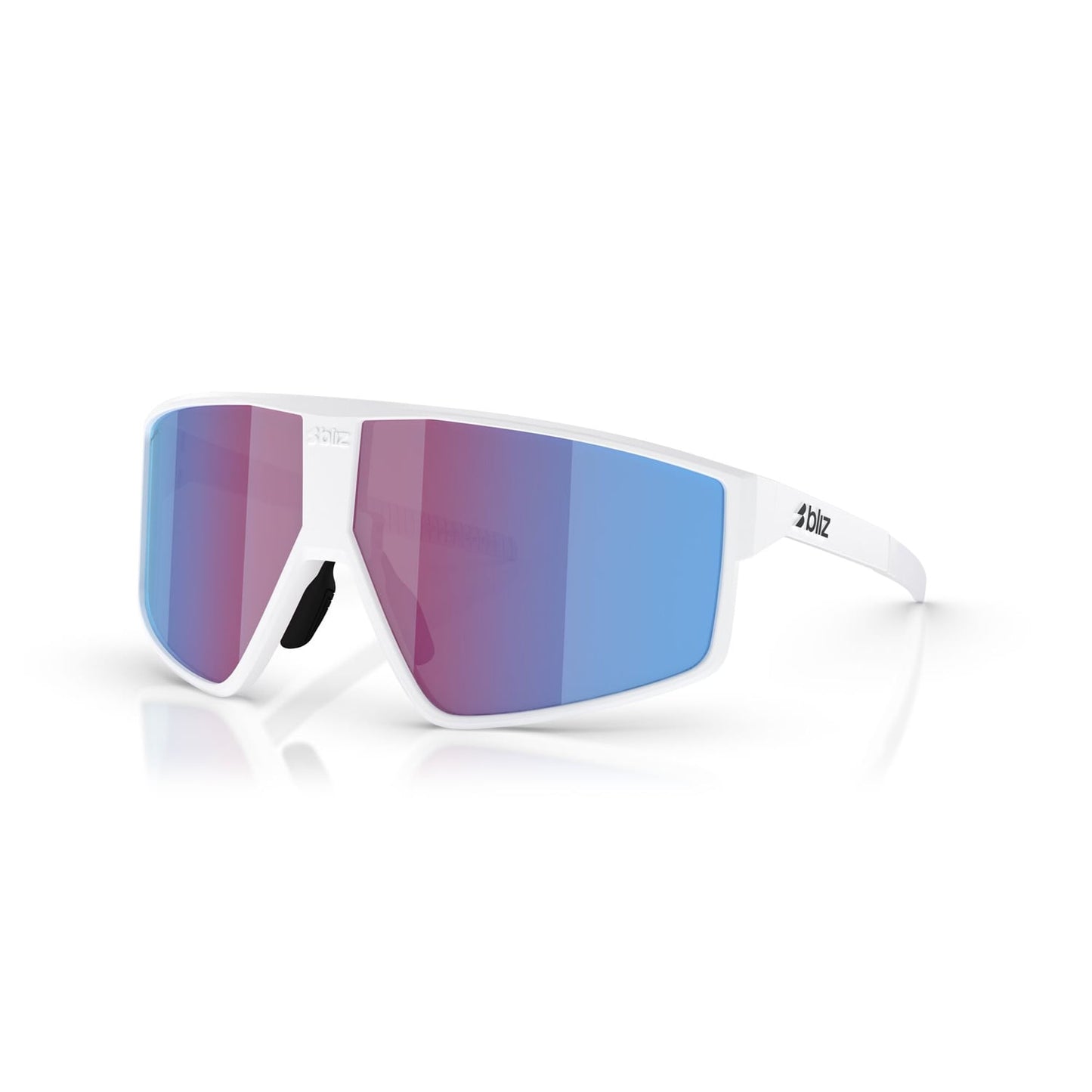 Lunettes BLIZ P002 Blanc Ecran Rose Violet Bleu Iridium