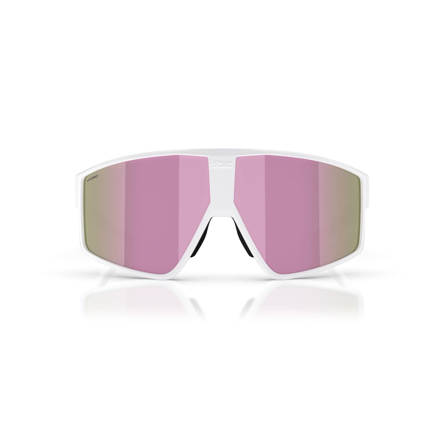 Lunettes BLIZ P002 S Blanc Matt Ecran Marron Rose