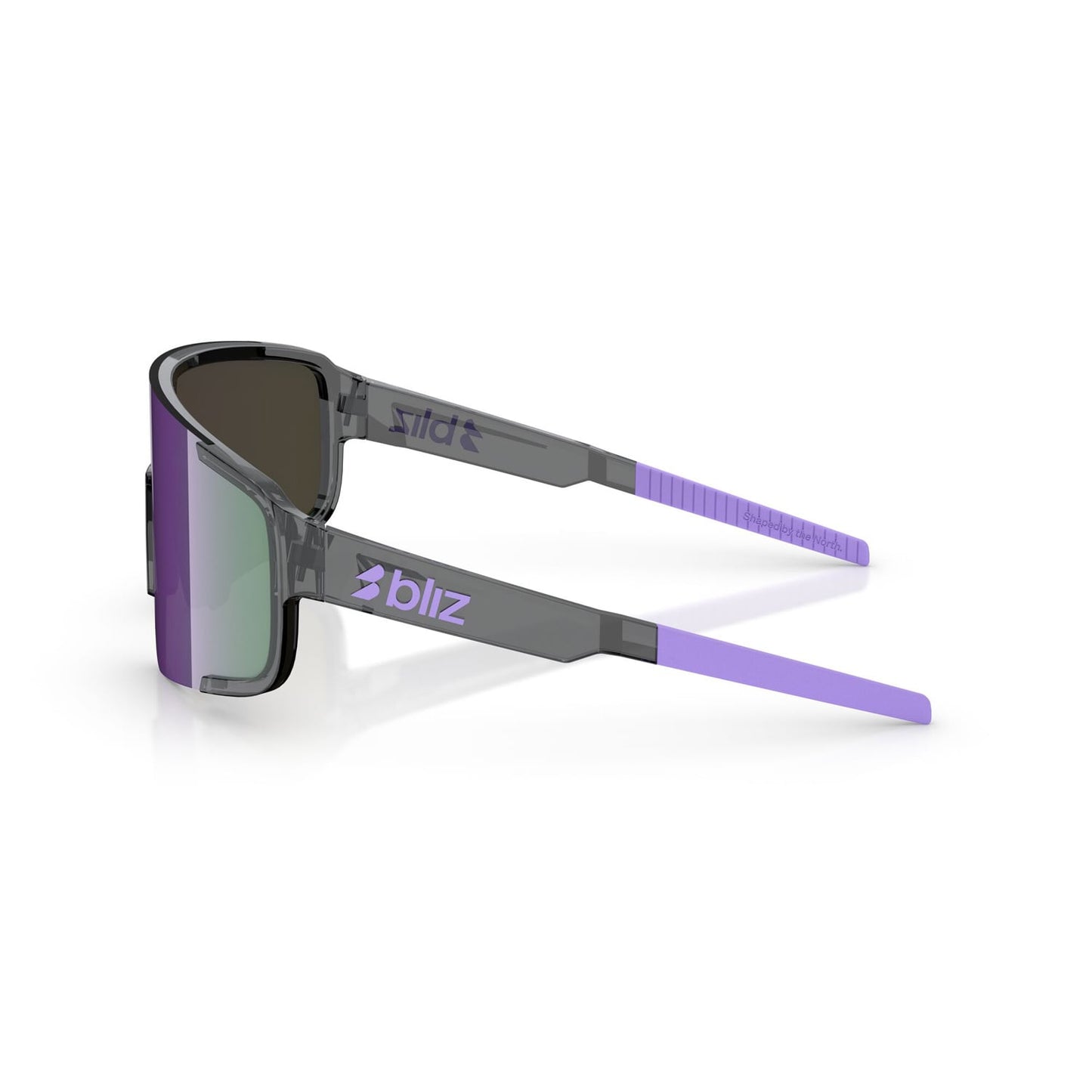 Lunettes BLIZ P003 SMALL Crystal Noir Verre Purple Multii