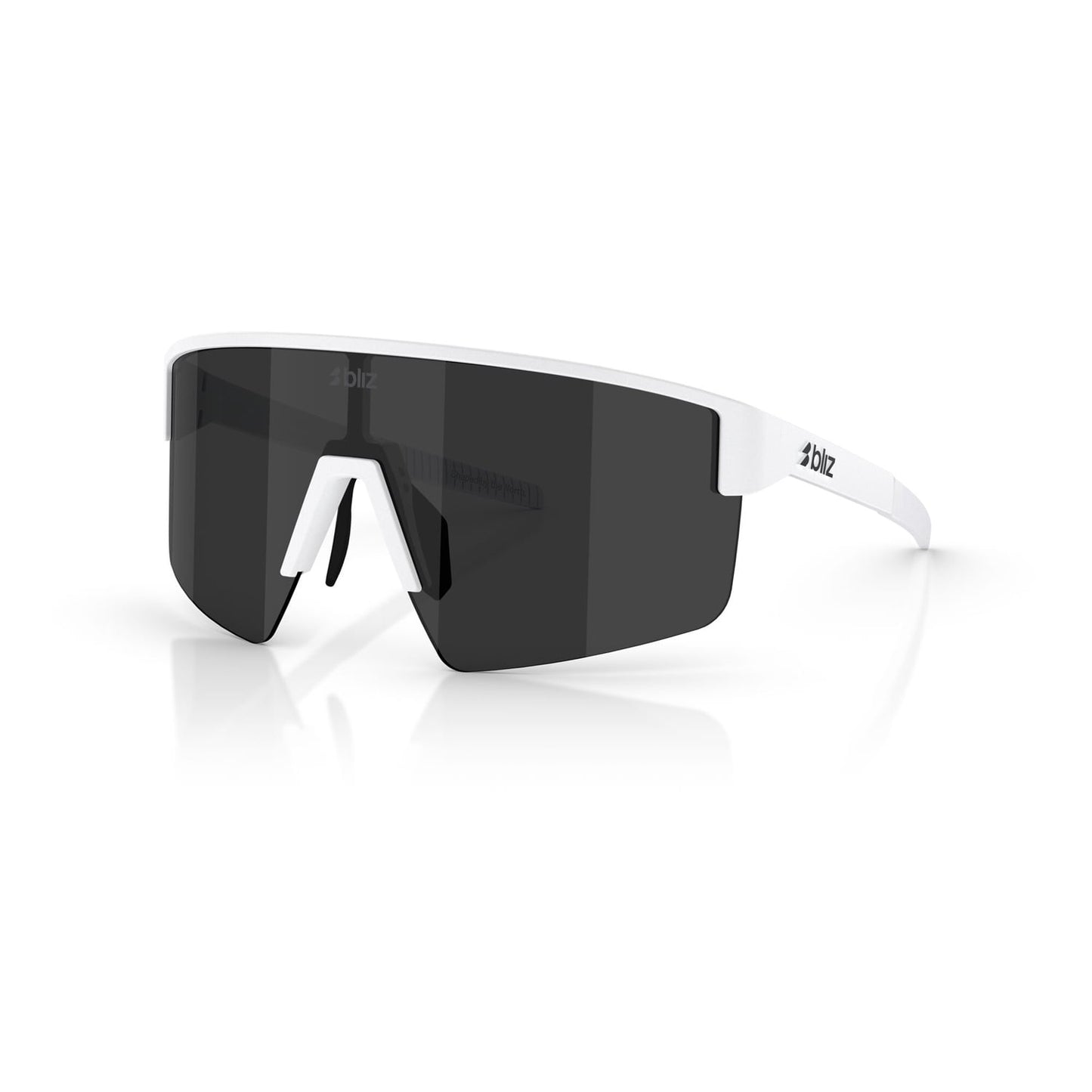 Lunettes BLIZ P004 Blanc Matt Verre Smoke