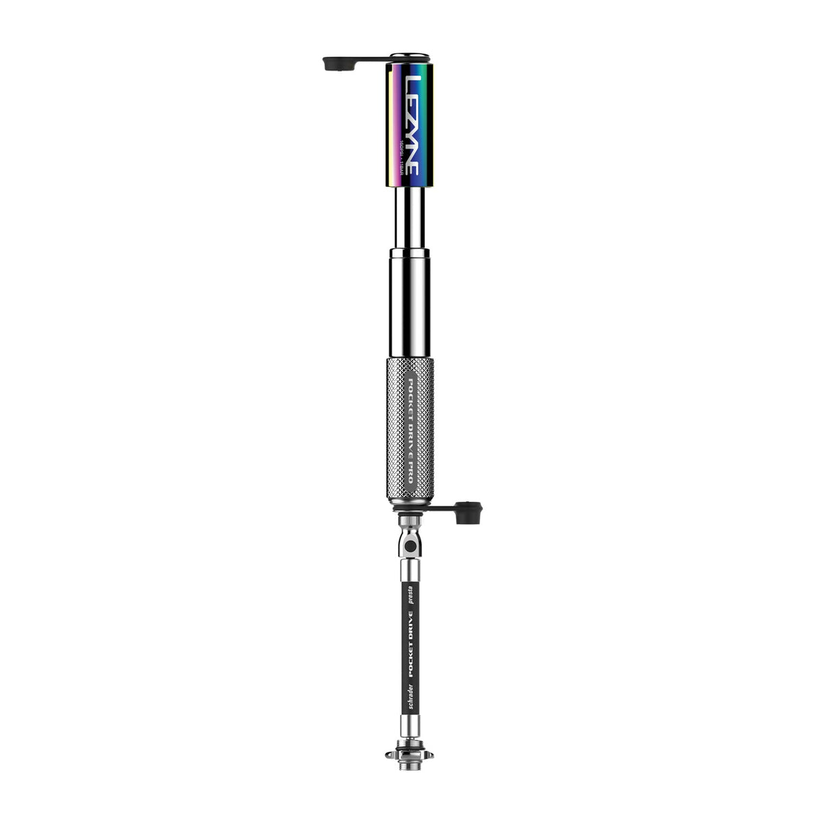 Pompe à Main LEZYNE MINI POCKET DRIVE PRO Argent Métal