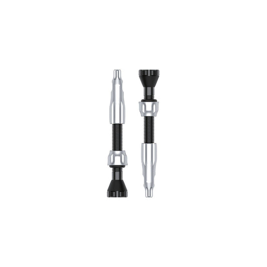 Lot de 2 Valves Tubeless LEZYNE CNC 44mm Argent