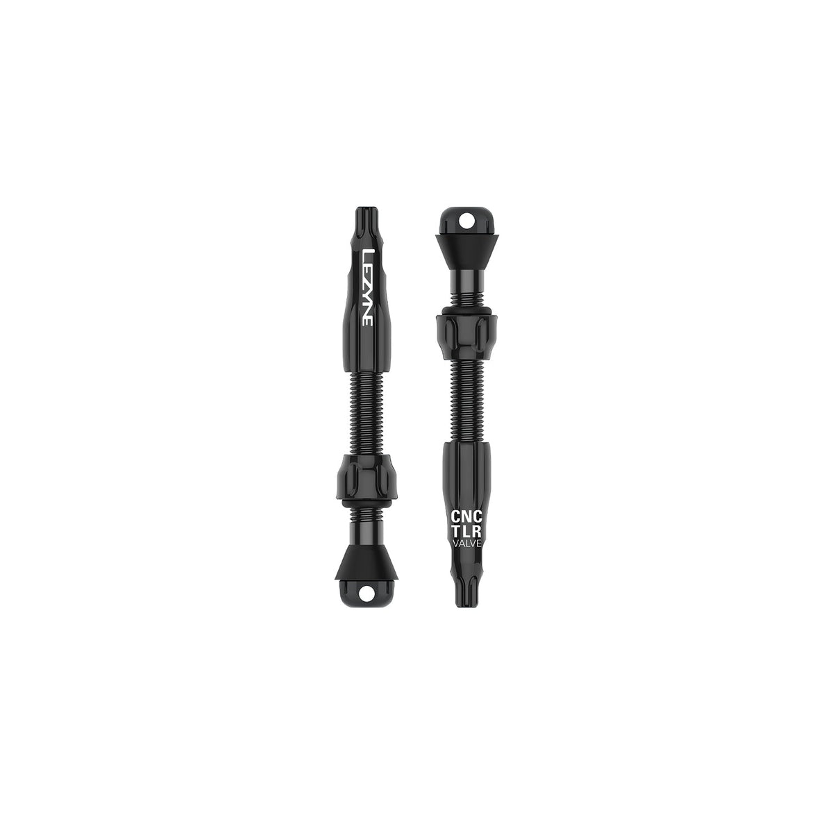 Lot de 2 Valves Tubeless LEZYNE CNC PRO 44mm Noir