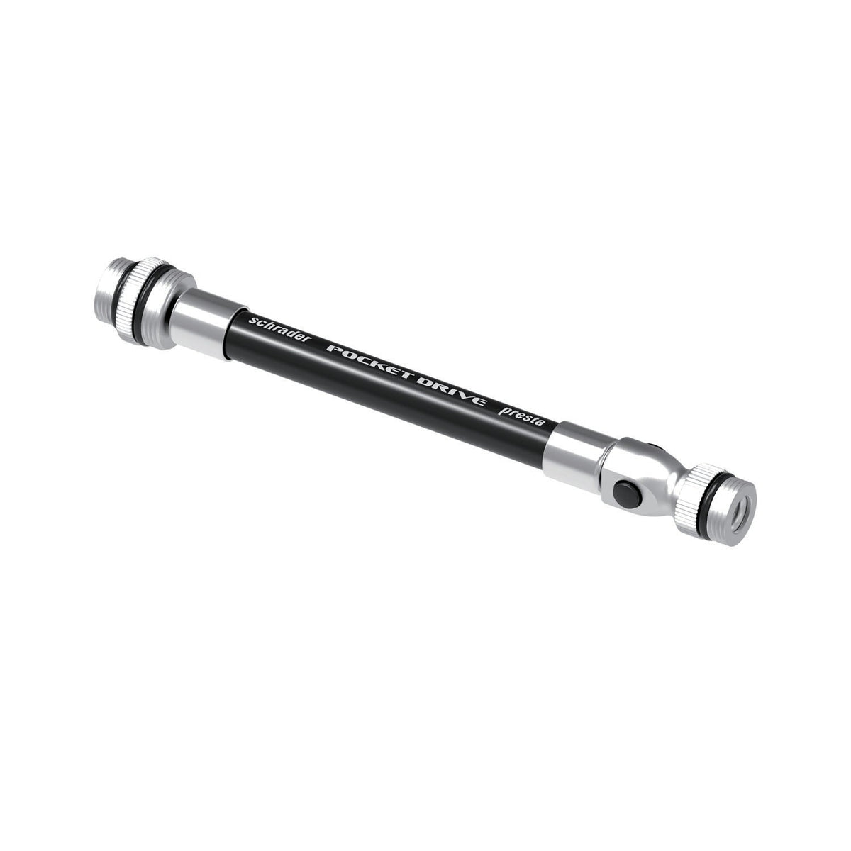 Durite de Rechange LEZYNE ABS Flex Presta/Schrader Pocket Drive Mini Noir/Argent