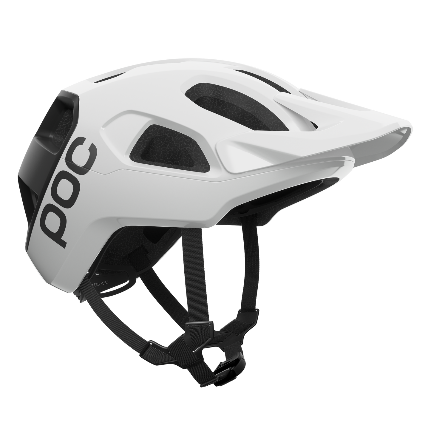 Casque VTT POC CULARIS Blanc/Noir Matt Logo