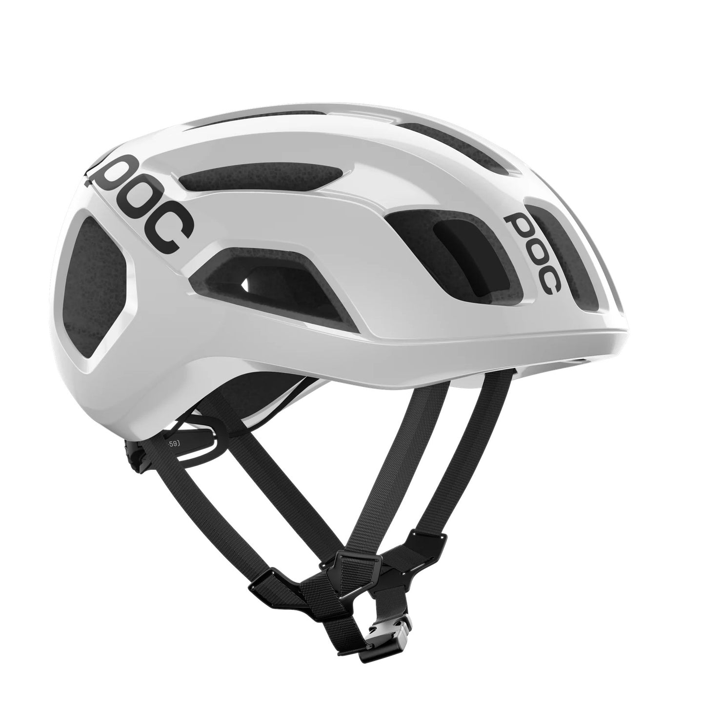 Casque Route POC VENTRAL AIR MIPS Logo Blanc/Noir Matt