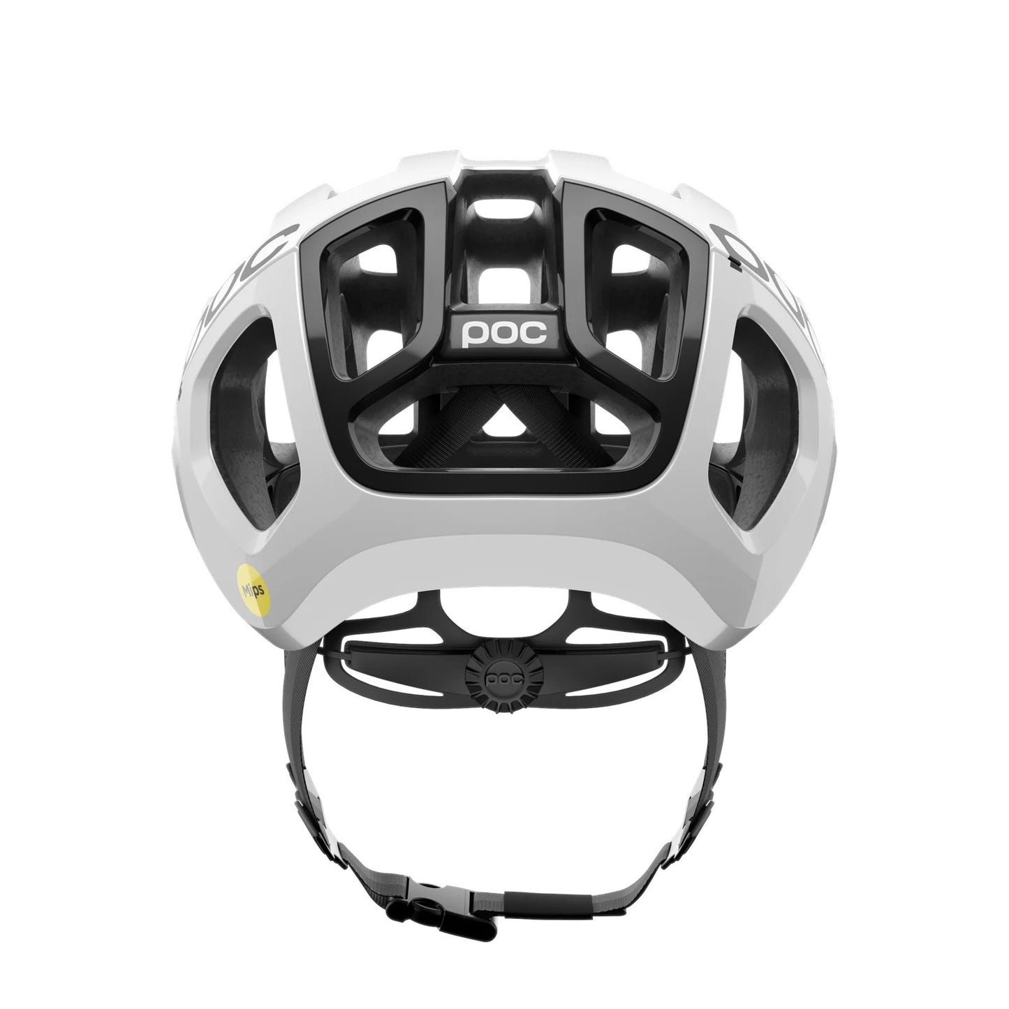 Casque Route POC VENTRAL AIR MIPS Logo Blanc/Noir Matt
