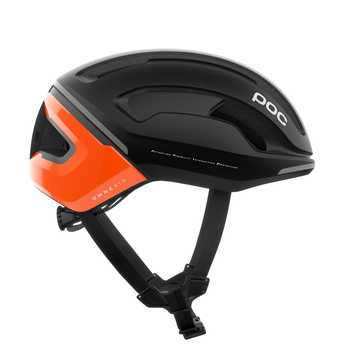 Casque Route POC OMNE BEACON MIPS Noir/Orange Fluorescent AVIP