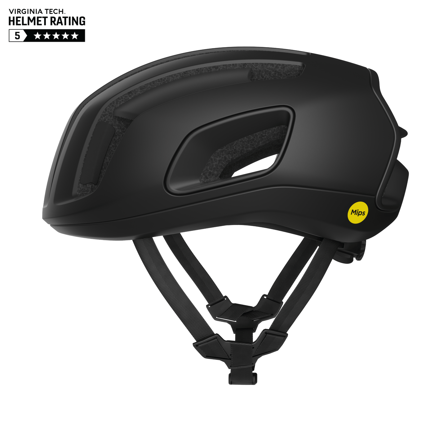 Casque Route POC CYTAL MIPS Noir Matt