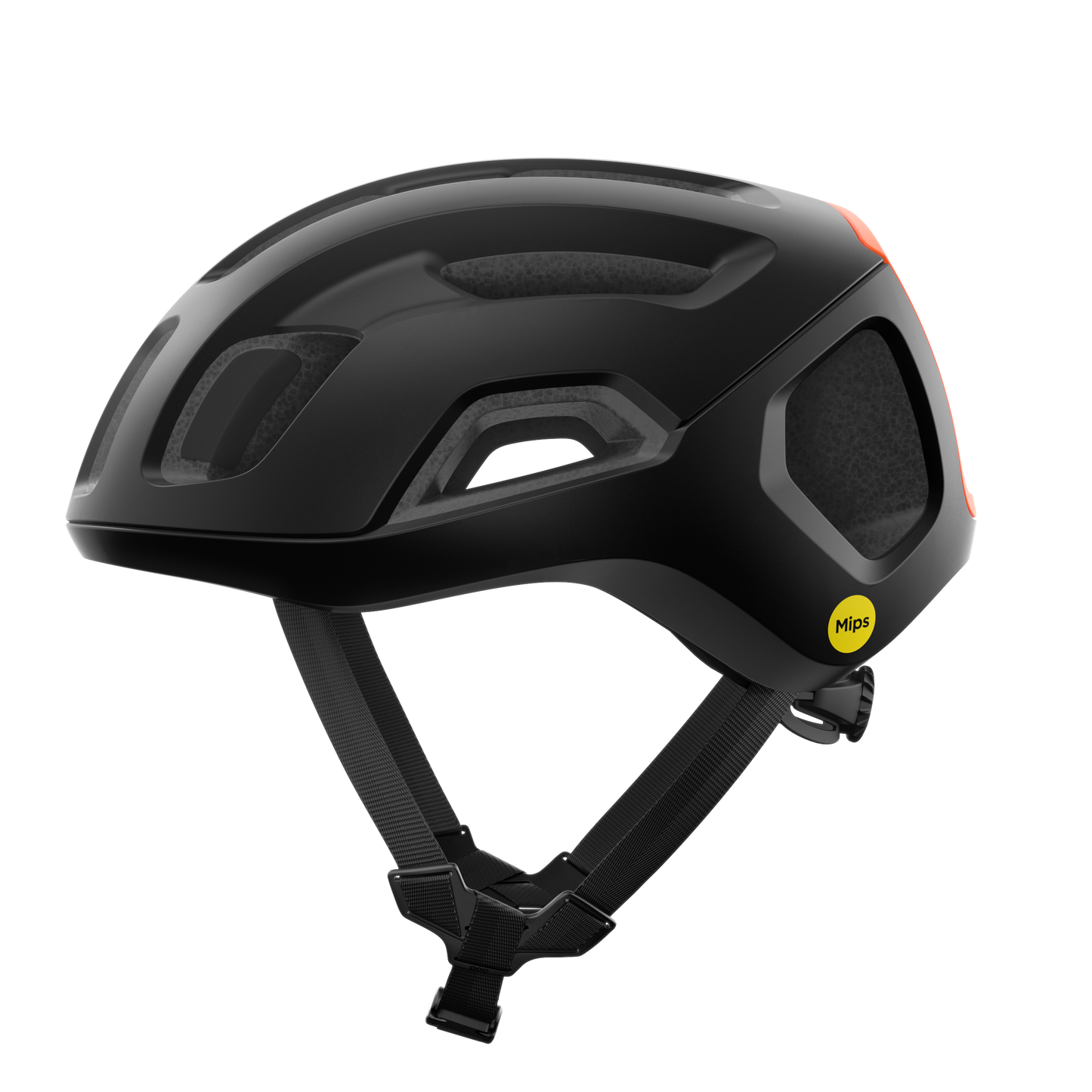 Casque Route POC VENTRAL AIR MIPS Noir/Orange Fluo Matt
