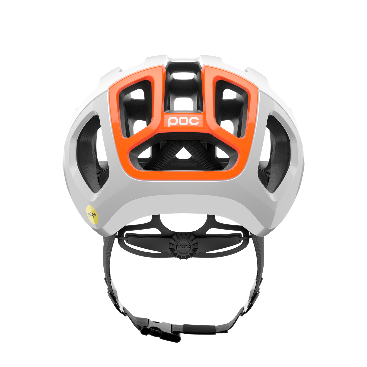 Casque Route POC VENTRAL AIR MIPS Blanc/Orange Fluo