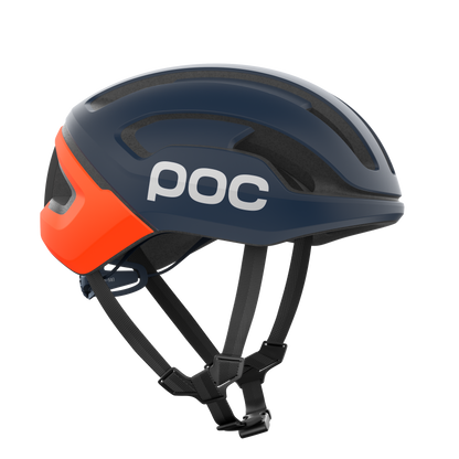 Casque Route POC OMNE AIR MIPS Marine/Orange Matt