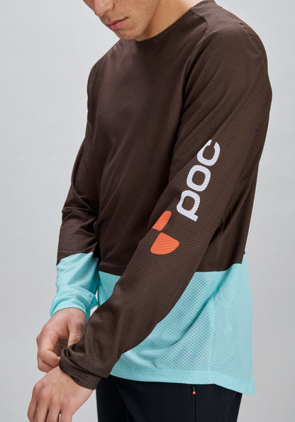 Maillot POC MOTION AIR Manches Longues Bronze/Bleu