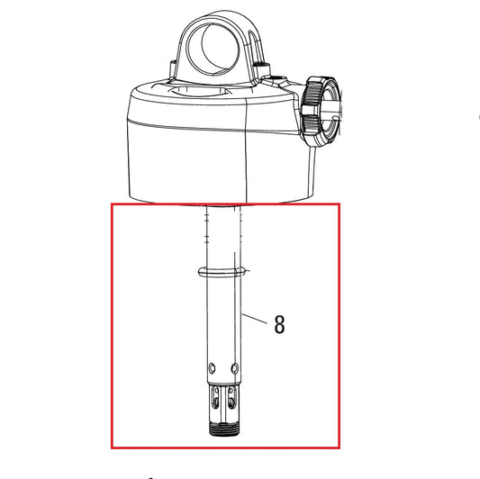 Tige d'Amortisseur ROCKSHOX 47.5-55mm pour DELUXE RT/RL (A1-A2)/RLR (A1-B1)/DELUXE ULTIMATE REMOTE (B2) #11.4118.068.550