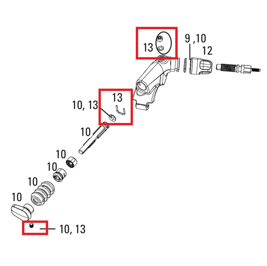Kit Entretien de Commande XLOC SPRINT pour ROCKSHOX SID/REVELATION
