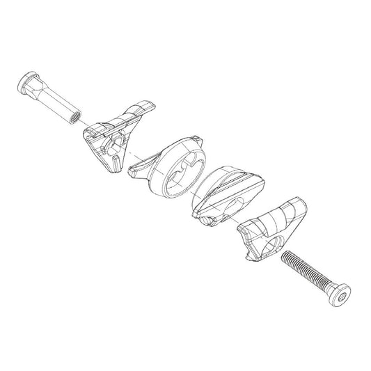 Kit Chariot pour Rails de Selle Ovals ROCKSHOX Reverb AXS A1/AXS XPLR
