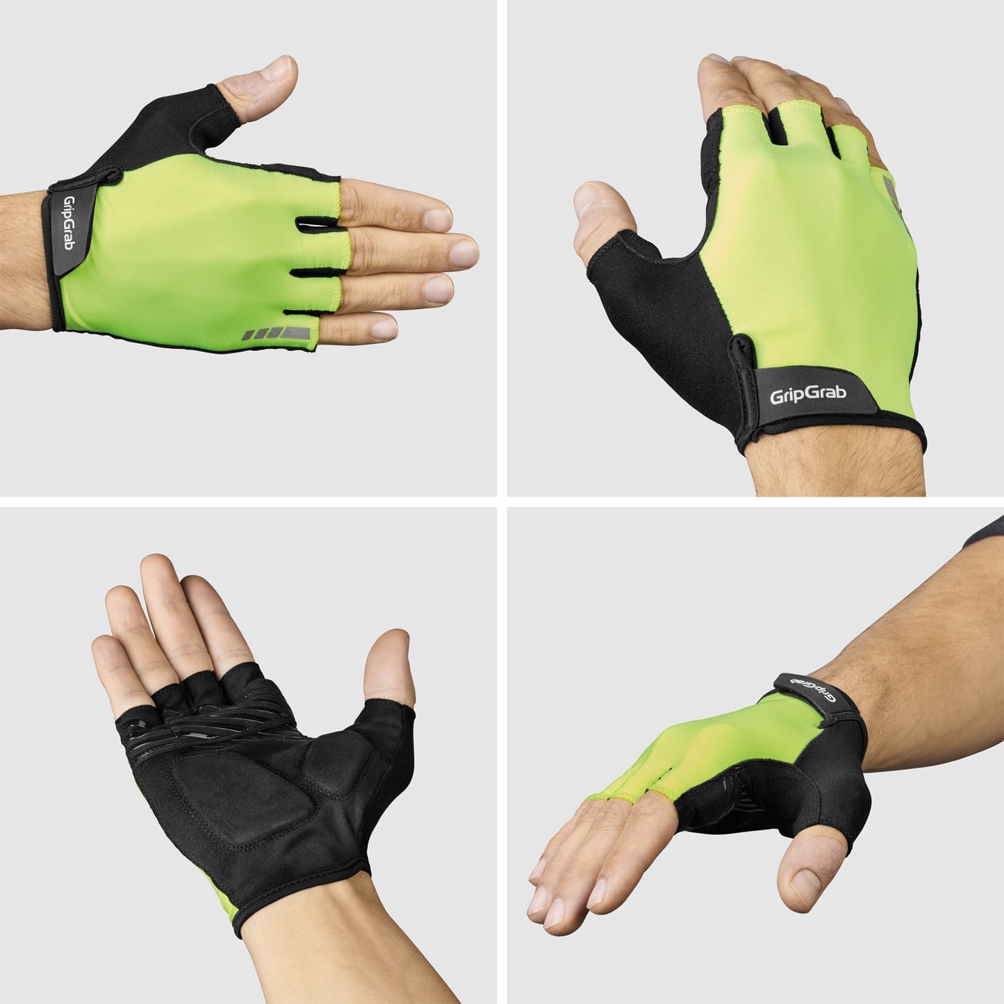 Gants Courts GRIPGRAB RIDE RC MAX Jaune