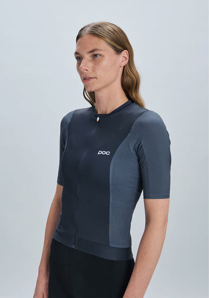 Maillot POC CADENCE Femme Manches Courtes Marine