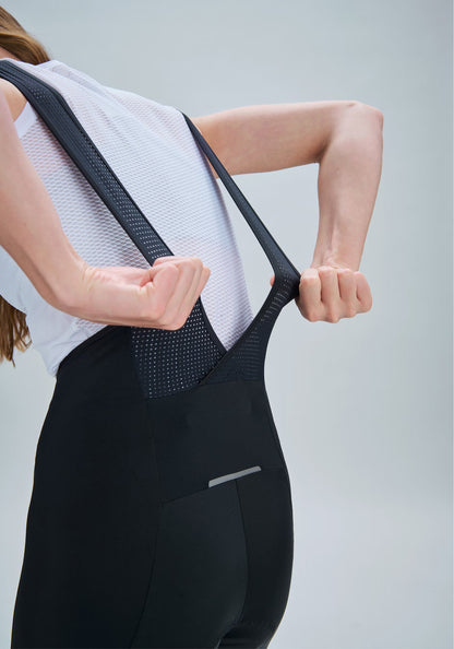 Cuissard Court à Bretelles POC CADENCE Femme Noir