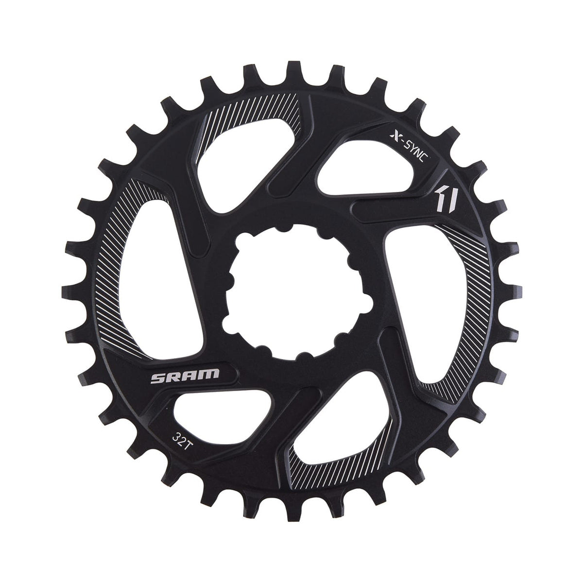 Plateau Mono SRAM X-SYNC NARROW WIDE BOOST 11V Direct Mount Offset 3mm — vue du plateau sur fond blanc
