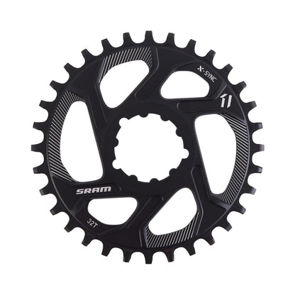 Plateau Mono SRAM X-SYNC NARROW WIDE BOOST 11V Direct Mount Offset 3mm — vue du plateau sur fond blanc