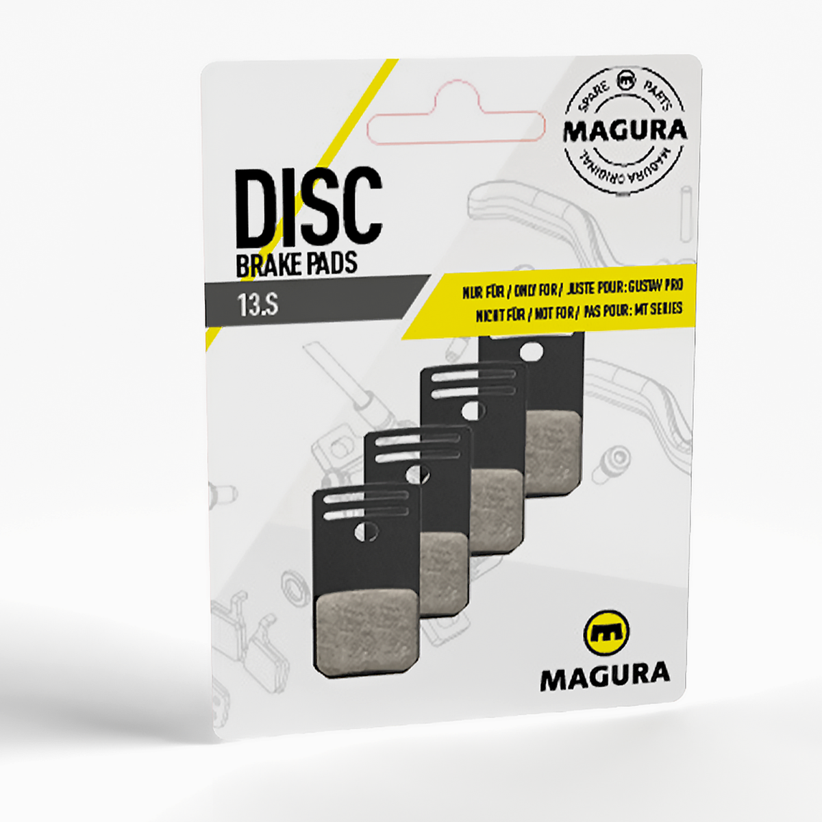 Plaquettes Organique MAGURA GUSTAV PRO 13.S (lot de 4)