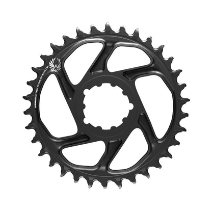 Plateau Mono SRAM EAGLE X-SYNC 2 SL BOOST 12V Direct Mount Offset 3mm — vue du plateau sur fond blanc