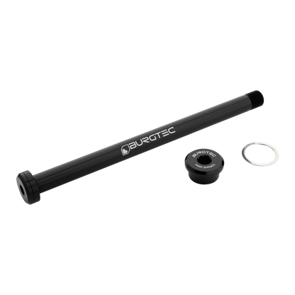 Axe de Roue Arrière BURGTEC 173mm x 12mm 1.0mm pour Cadre Rocky Mountain Noir
