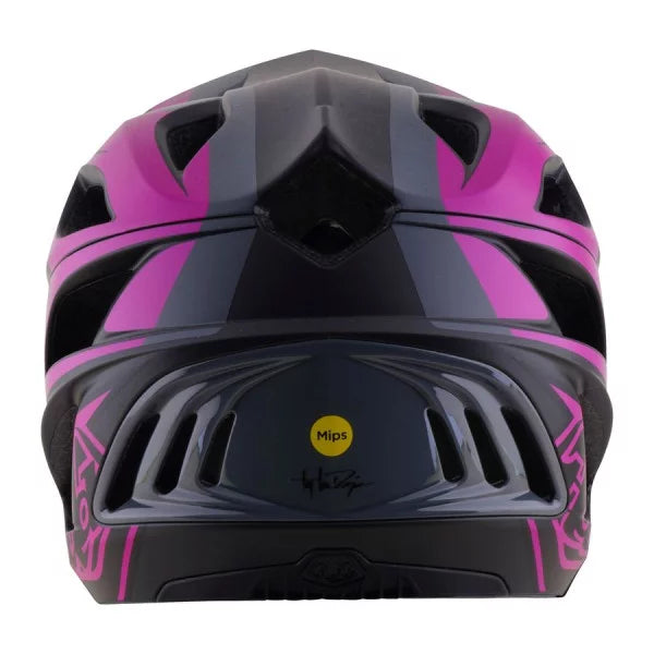 Casque VTT TROY LEE DESIGNS STAGE 2 HIGH VIZ Gris/Neon Fuschia
