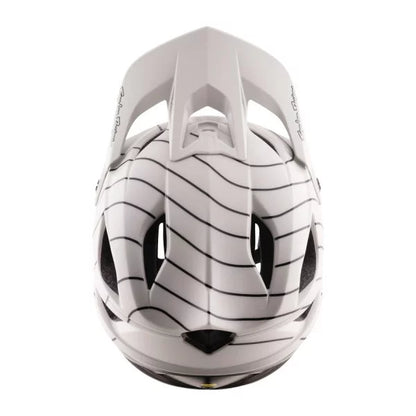 Casque VTT TROY LEE DESIGNS STAGE STUNT AIRWAVES PUMICE MIPS Blanc/Noir