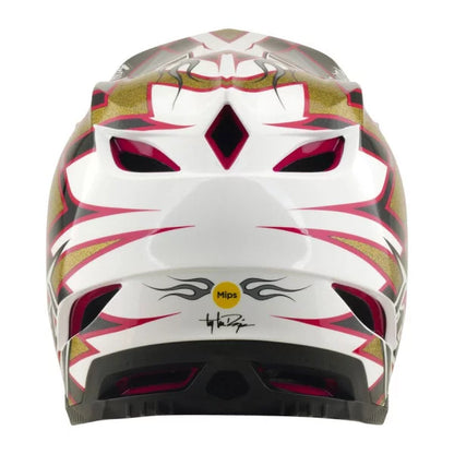 Casque VTT TROY LEE DESIGNS D4 COMPOSITE MIPS FLUSH Noir/Doré