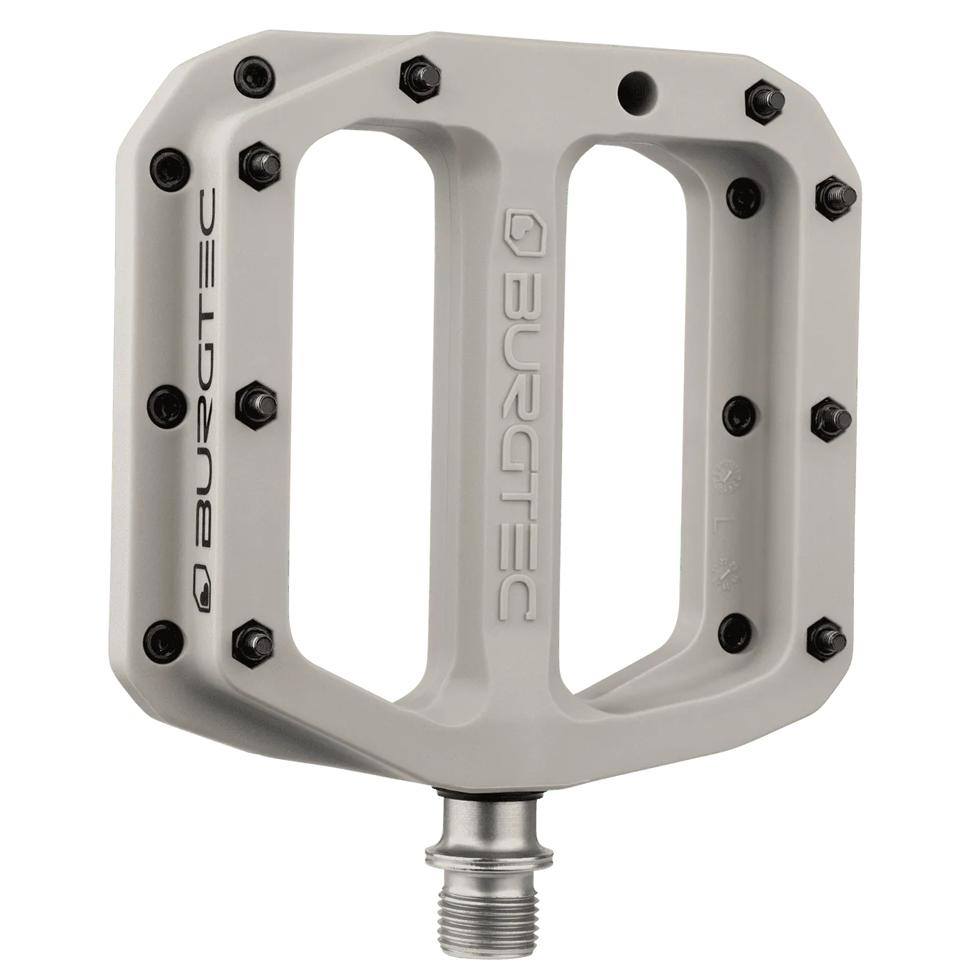 Pédales Plates BURGTEC MK4 Composite Nase Grey Gris