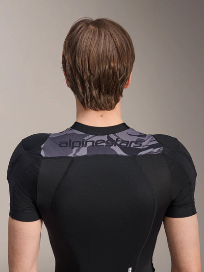 Gilet de Protection ALPINESTARS A-MOTION PLASMA Manches Courtes Noir/Camo