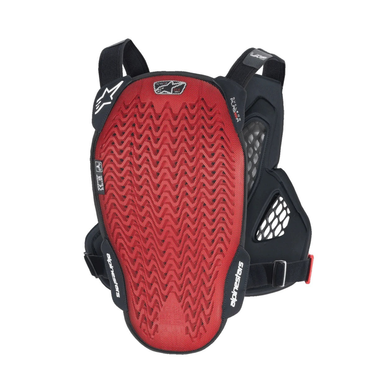 Gilet de Protection ALPINESTARS A-6 PLASMA Noir/Gris/Rouge