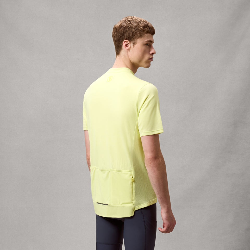 Maillot ENDURA LOOP ZIPPED Manches Courtes Oilseed
