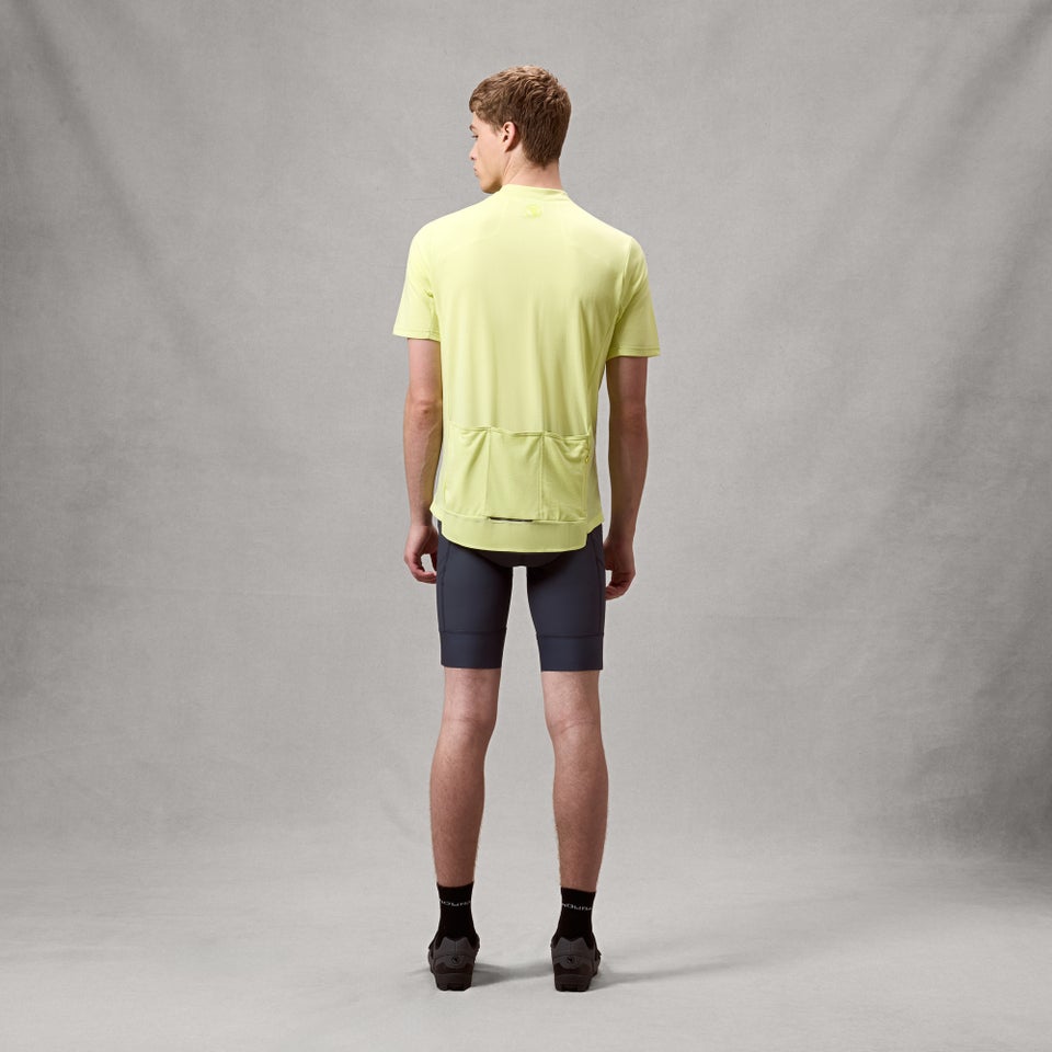 Maillot ENDURA LOOP ZIPPED Manches Courtes Oilseed