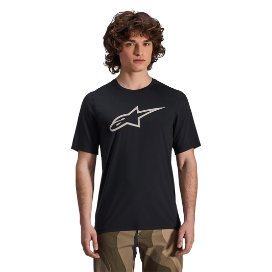 Maillot ALPINESTARS A-DURA ASTAR Manches Courtes Noir
