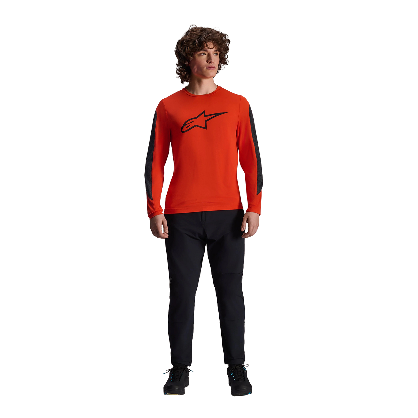 Maillot ALPINESTARS A-DURA INSET ASTAR Manches Longues Orange