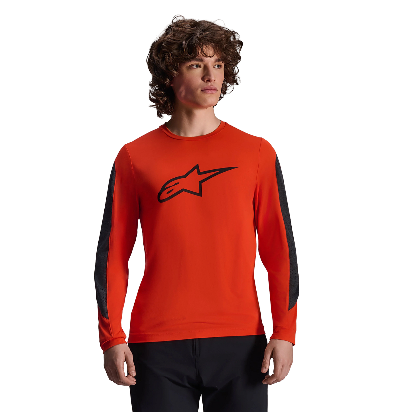 Maillot ALPINESTARS A-DURA INSET ASTAR Manches Longues Orange