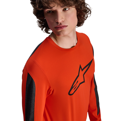 Maillot ALPINESTARS A-DURA INSET ASTAR Manches Longues Orange