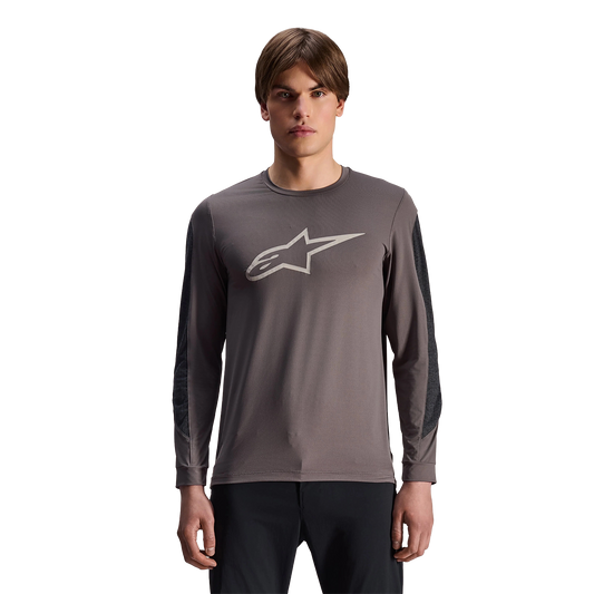 Maillot ALPINESTARS A-DURA INSET ASTAR Manches Longues Gris