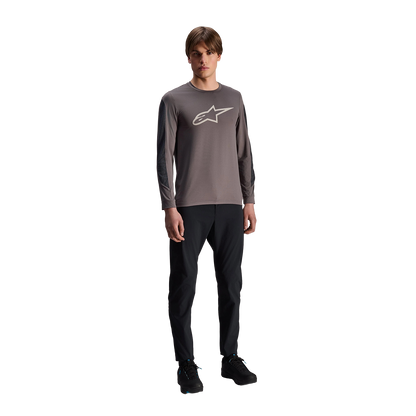 Maillot ALPINESTARS A-DURA INSET ASTAR Manches Longues Gris